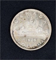 1966 CAD Voyageur Silver $1 Coin