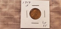 1919S Wheat Cent