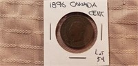 1896 Canada Large One Cent