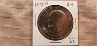 1972D Eisenhower Dollar BU