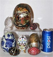 Egg Collection - Crystal, Wood, Ceramic