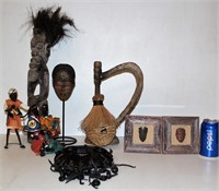 African Lot - Figurines, Mask, Art