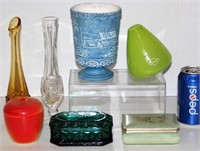 Glass & Ceramic Lot - Fenton, Alabaster, Alixx