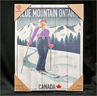 NEW BLUE MOUNTAIN CANADA  "VINTAGE" SKI ART LOCAL