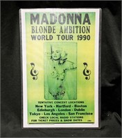 MADONNA CONCERT POSTER 1990 - reproduction