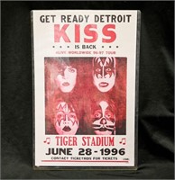 KISS CONCERT POSTER 1996 - reproduction