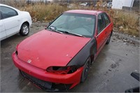 1993 Red Honda Civic