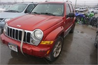 2007 Red Jeep Liberty