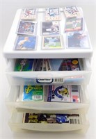 * 3-Drawer Organizer Filled with Sports Card