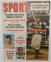May 1961 Sport Magazine signed by Mickey Mantle,