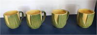 Lot of 4 Shawnee Corn King mugs