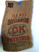 Wisconsin Potatoes sack