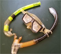 Oceanic Diving Mask & Two Snorkles