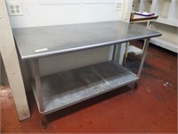 Stainless Steel Prep Table