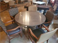 4 Round Dining Tables and 25 Chairs