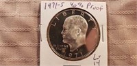 1971S Eisenhower Dollar 40% Proof