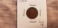 1917 Wheat Cent