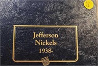 1938-1993 Complete Set of Jefferson Nickels BU