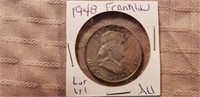 1948 Franklin Half Dollar AU