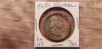 1949 Franklin Half Dollar BU