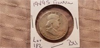 1949S Franklin Half Dollar BU
