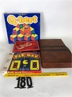 Q*Bert, Pac-man, Backgammon & games