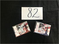 2 USA BASEBALL NUMBERED & SIGNED IN RED INK-RARE