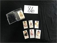 2007 ALLEN & GINTER MINI CARDS- 4 BLACK LINED