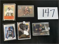 14 CARD FOOTBALL LOT ALL NUMBERED CARDS