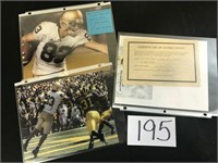 8X10 SIGNED PHOTO OF NOTRE DAME GOLDEN TATE