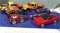 Toy Plastic cars & trucks, battery operated (6)