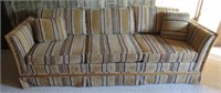 Couch - Broyhill-H 25" L 84" D 34"-wood trim  7