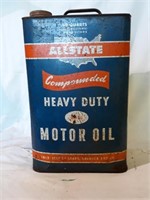 Allstate Motor Oil can.