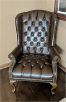 Tufted Naugahyde Executive Chair