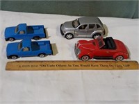 Die cast cars.