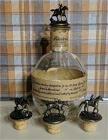 Blanton's Bourbon Bottle & Stoppers