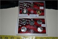 2001 U.S. Mint set dime & 1/2$ 90% silver