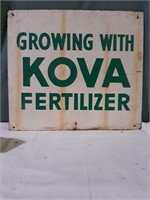 Kova Fertilizer painted sign.