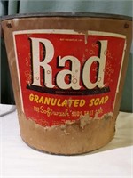 RAD Granulated Soap bucket.