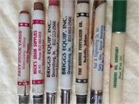 Local advertising Bullet Pencils.