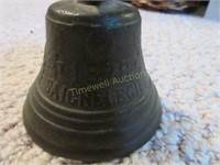 Brass bell by Saignelegier 1878