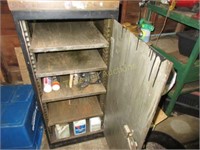 Very heavy metal cabinet and contents