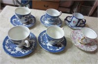 Cups and saucers