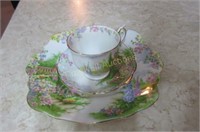 Royal Albert teacup, saucer and plate