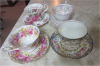 Cups and saucers