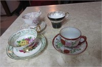 Cups and saucers