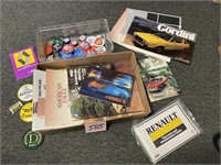 VINTAGE 1980'S AMC & RENAULT ADVERTISING ITEMS