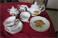 Fruit tea set / Luncheon set
