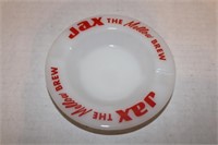 Jax The Mellow Brew Milk Glass ash Tray 5" Made in