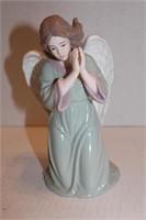 Hand Painted Porcelian Angel 8"